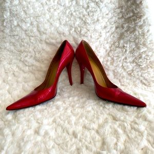 🍒Sexy Stuart Weitzman Red Patent Heels🍒